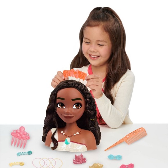 Moana 14 PC Styling Head- Some Damage To Box NEW🤎 - Picture 5 of 9